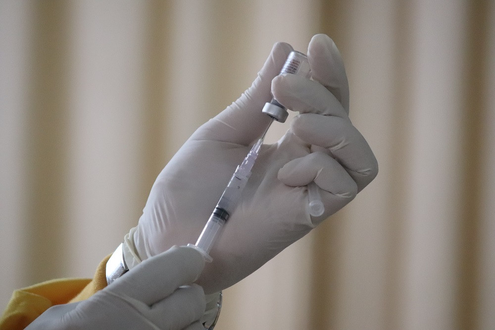 Antusiasme masyarakat menyambut vaksinasi booster Covid-19 tampak cukup besar.  (Foto: MNC Media)