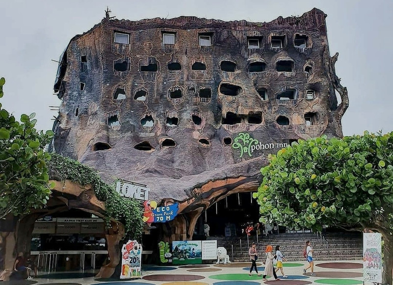 Sudah Dibuka Kembali, Pengunjung Jatim Park Masih Dibawah 25 Persen. (Foto: MNC Media)