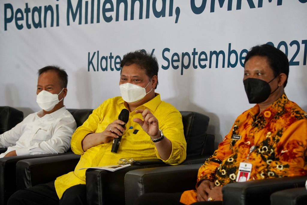 Airlangga Sebut OASSE Wujud Kemandirian Ekonomi Masyarakat di Tengah Pandemi (FOTO:MNC Media)