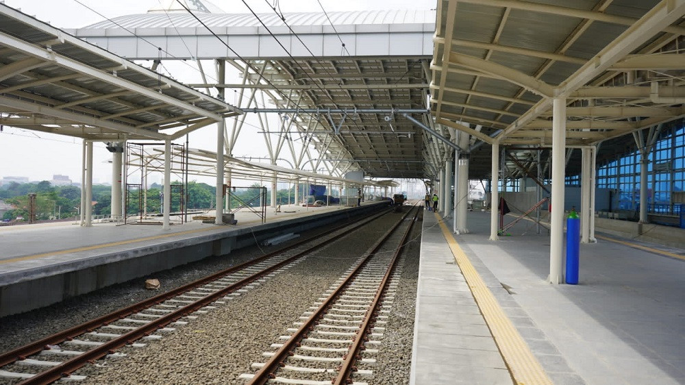 Jalur Layang Bogor Line di Stasiun Manggarai Mulai Beroperasi (Dok: KAI)
