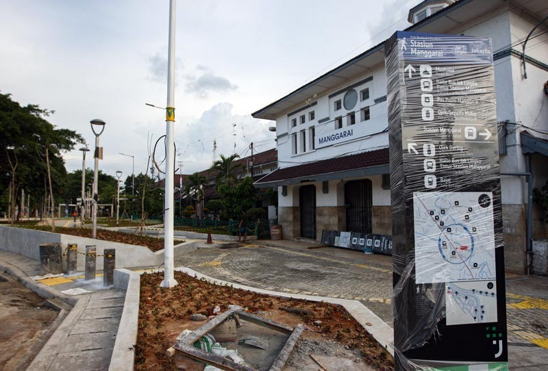 Pemprov DKI Siapkan Transportasi Terintegrasi di Sekitar Stasiun Manggarai. (Foto: MNC Media)