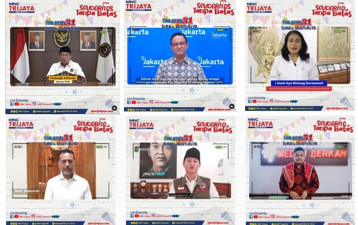 Rayakan HUT Ke-31, Radio Trijaya Kebanjiran Ucapan dari Banyak Tokoh. (Foto: MNC Media)