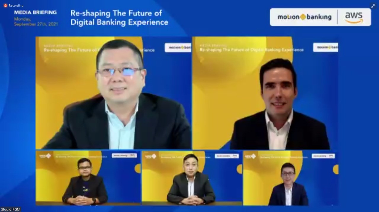 PT Bank MNC Internasional Tbk (BABP) melalui MotionBanking berkolaborasi dengan Amazon Web Service (AWS). (Foto: MNC Media)
