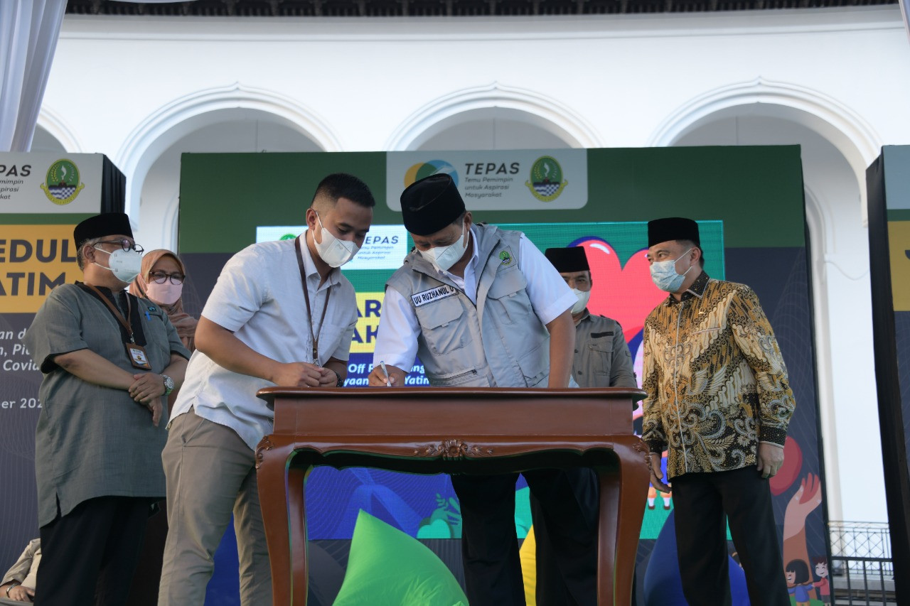 7.222 Anak Yatim Piatu Akibat Covid di Jabar Terima Jaminan Pendidikan-Kesehatan (Dok.MNC Media)