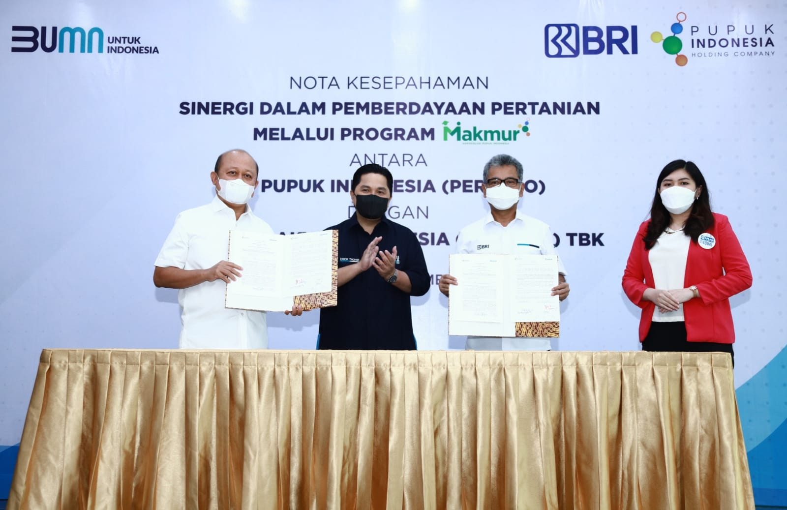 Sinergi Pupuk Indonesia dan BRI, Program Makmur Jadi Solusi Pemberdayaan Petani Nasional. (Foto: BRI/Advertorial)