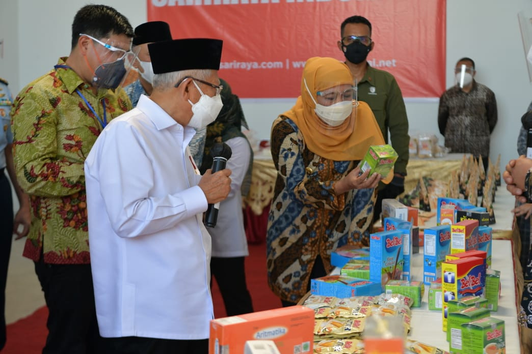 Wapres Tinjau Kawasan Industri Halal di Sidoarjo (FOTO: MNC Media)