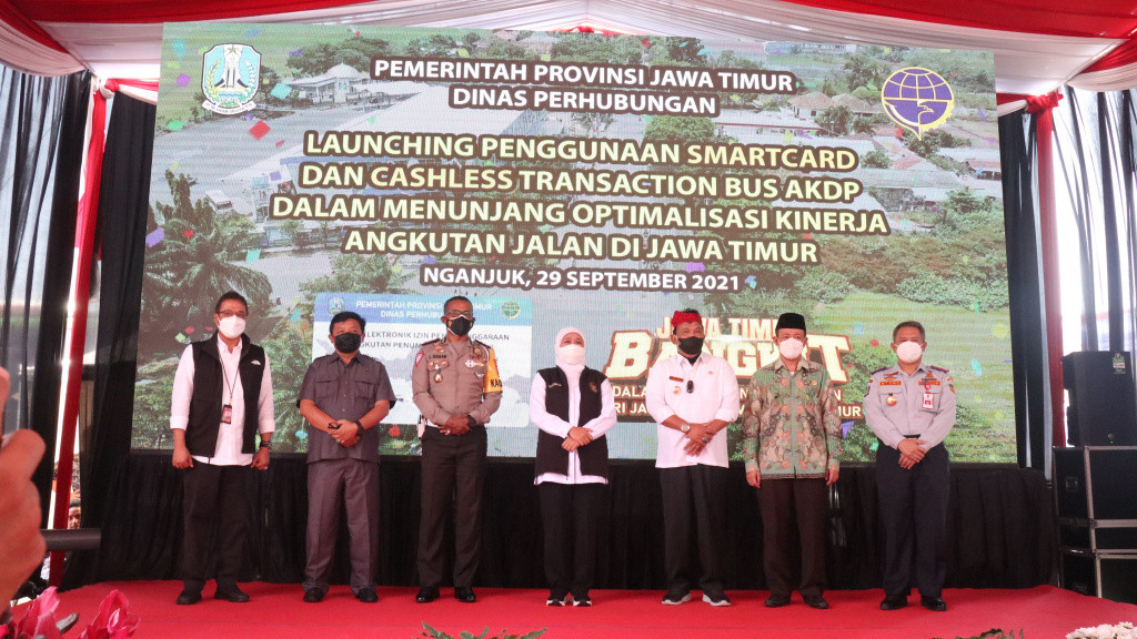 Tingkatkan Layanan Bus AKDP, Jatim Luncurkan Smart Card dan Transaksi Cashless di Nganjuk(Dok.Ist)