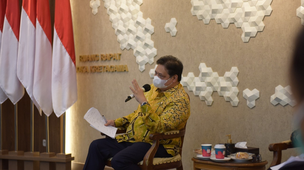 Airlangga Ungkap Realisasi KUR untuk Kopi Capai Rp661 Miliar. (Foto: MNC Media)