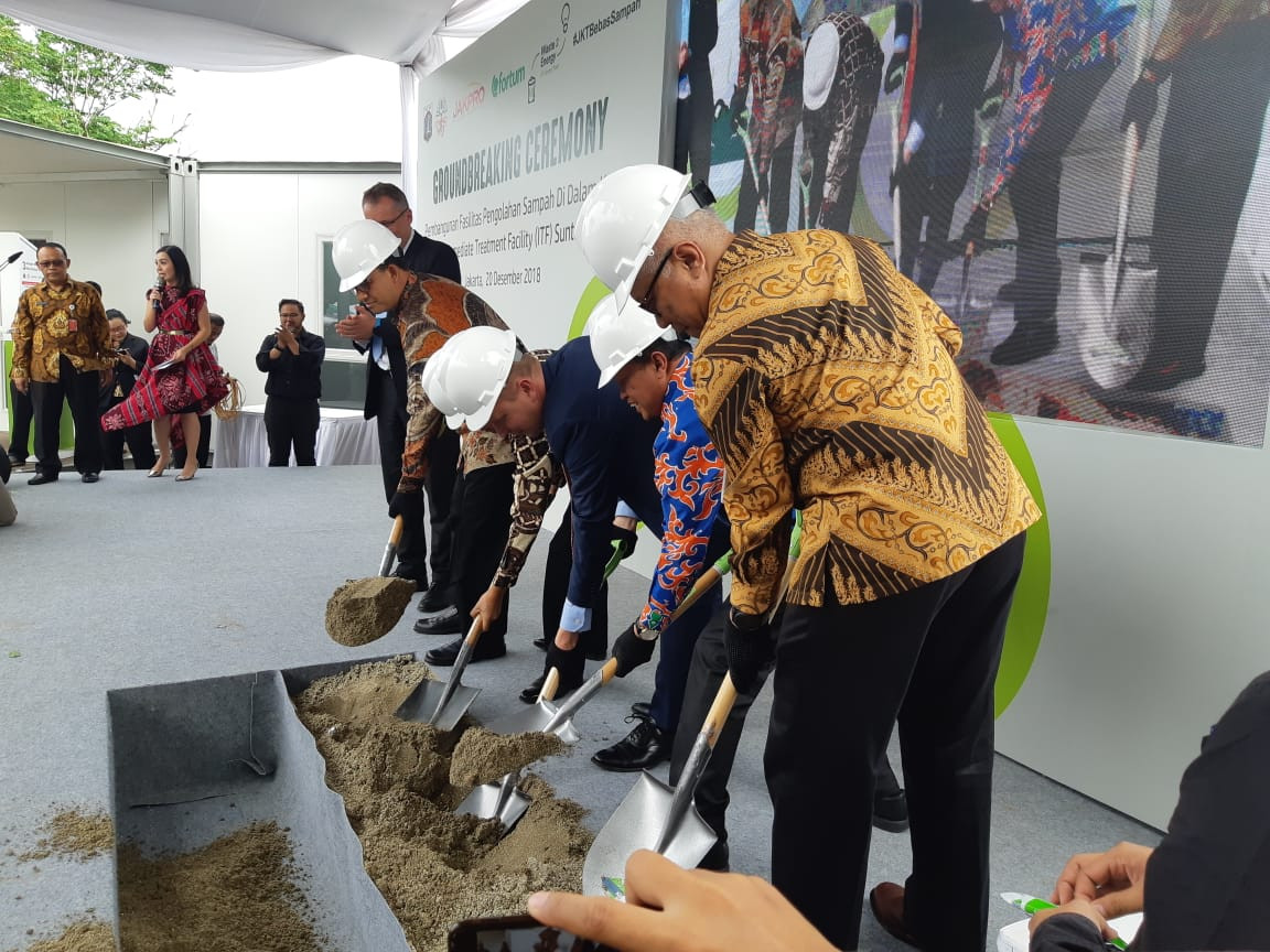 Groundbreaking ITF Sunter dua tahun lalu. (Foto: MNC Media)