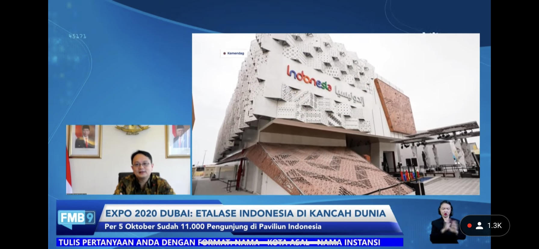 Kejar Investasi Rp900 Triliun, Kemenves Beberkan Strategi di Expo 2020 Dubai (Dok.MNC Media)