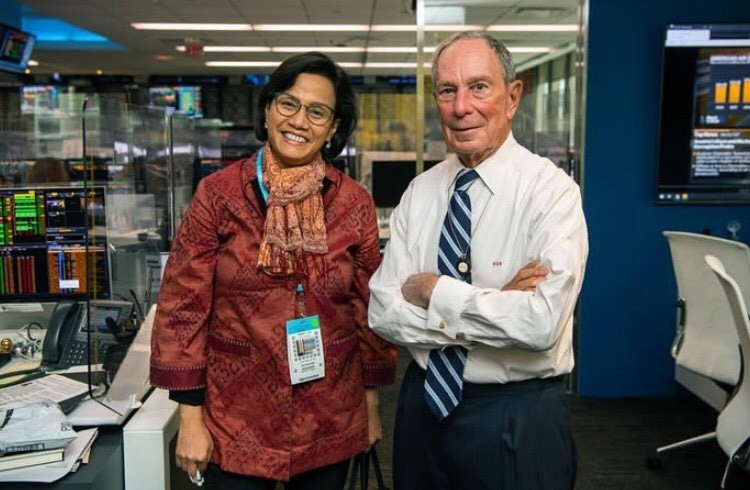 Bertemu Bos Bloomberg, Sri Mulyani Bahas Pendanaan Dampak Perubahan Iklim (Dok.MNC Media)