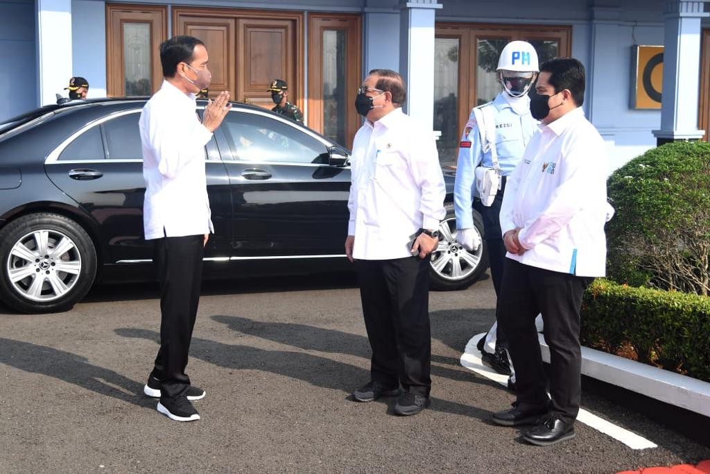Jokowi Resmikan Groundbreaking Pembangunan Smelter Freeport di Jatim(Dok.Setneg)