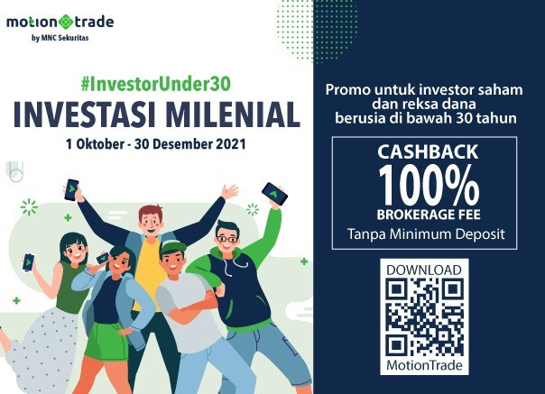 Investasi di MotionTrade Bisa Dapatkan Cashback hingga Rp5 Juta, Unduh Sekarang!. (Foto: MNC Media)