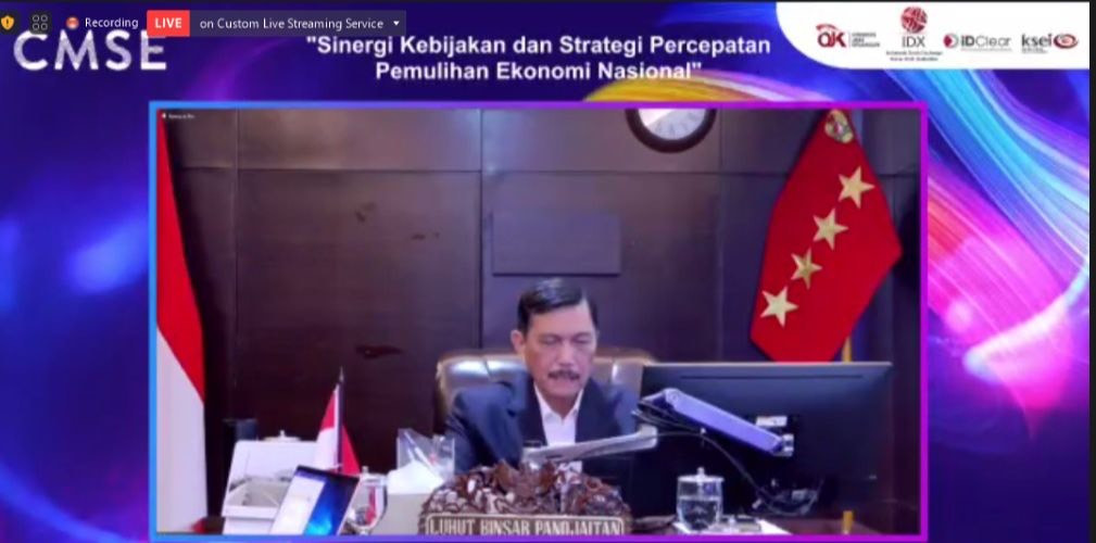 Luhut Ungkap Peran Besar Pasar Modal Bagi Perekonomian Indonesia (FOTO: MNC Media)