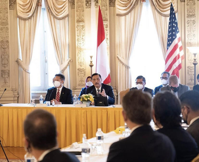 Bertemu Pejabat AS, Luhut Bahas Percepatan Kerja Sama Keamanan Global dan EBTÂ  (Dok.MNC Media)
