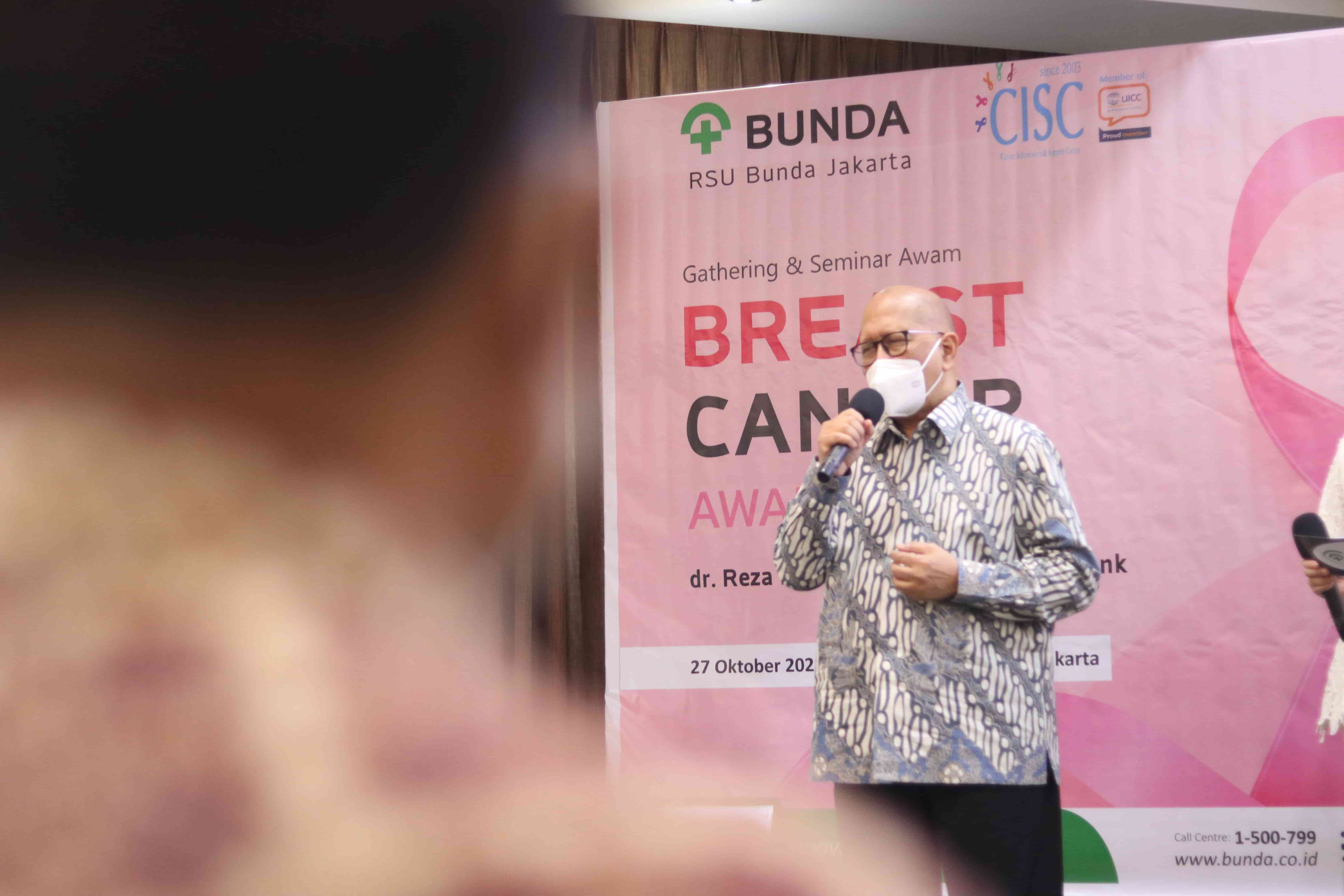 Gandeng Komunitas CISC, RSU Bunda (BMHS): Peduli Kesadaran Kanker Payudara. (Foto: BMHS)