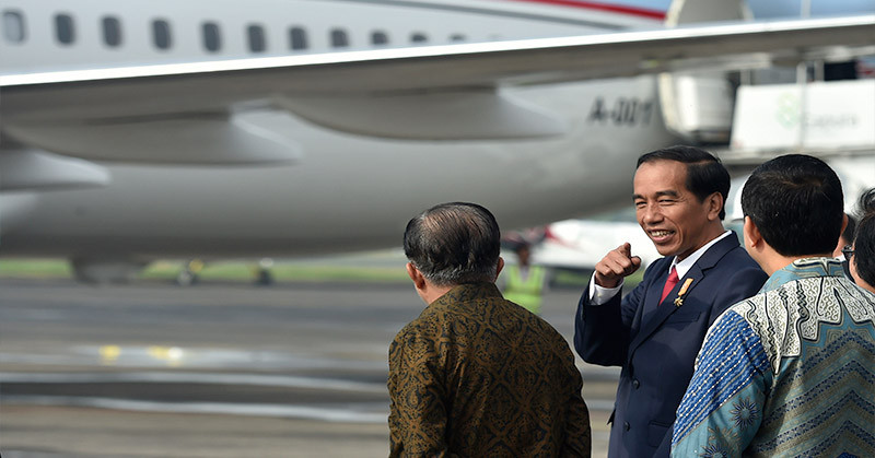 Rogoh Kocek Rp1,62 Triliun, Jokowi Resmikan Dua Bendungan di Jatim (FOTO:MNC Media)