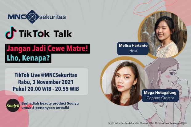 Ingin Jadi Wanita Mandiri, Yuk Simak TikTok Live MNC Sekuritas Pukul 20.00 Malam Ini!