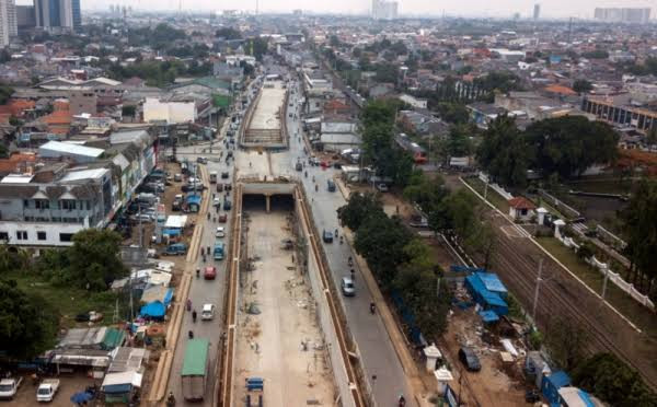 Pembangunan Underpass Bulak Kapal Bekasi Rampung Akhir 2021 (FOTO:MNC Media)