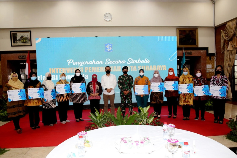11 Istri KRI Nanggala 402 Diberi Pekerjaan dan Dapat Modal Usaha. (Foto: MNC Media)