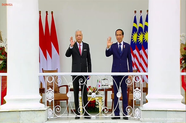 Pertemuan Presiden Joko Widodo dan Perdana Menteri Malaysia Y.M Dato’ Sri Ismail Sabri Yaakob membahas perlindungan WNI di Malaysia. (Foto: Youtube Setpres)