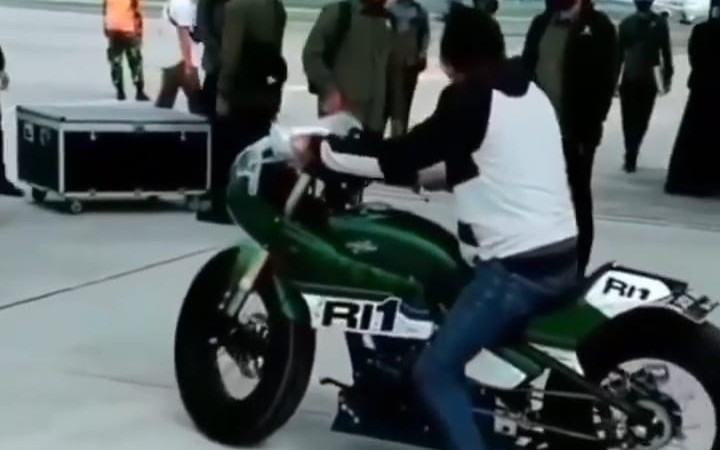 Keren! Motor Ini Akan Dipakai Jokowi untuk Jajal Sirkuit Mandalika. (Foto: MNC Media)