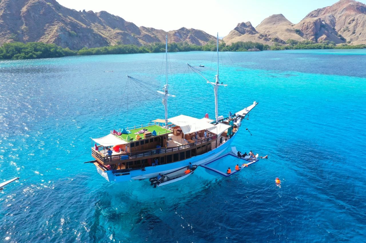 Jabar Hadirkan Kapal Phinisi Istimewa di Labuan Bajo, Harga Sewa Rp75 Juta per Malam (FOTO:MNC Media)