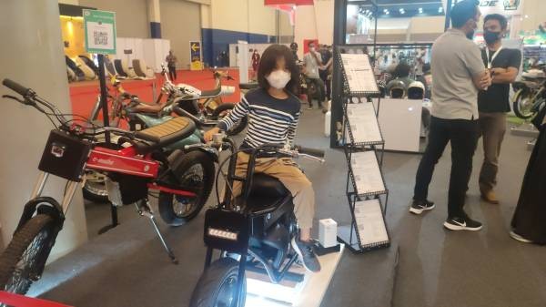 Atom Alpha merupakan motor kecil brand lokal dari Quest Motors yang berkonsep ramah lingkungan. (Foto: MNc Media)