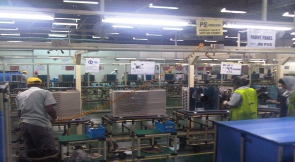 Pabrik AC Panasonic yang Pindah dari Malaysia ke RI Sudah Beroperasi (FOTO: MNC Media)