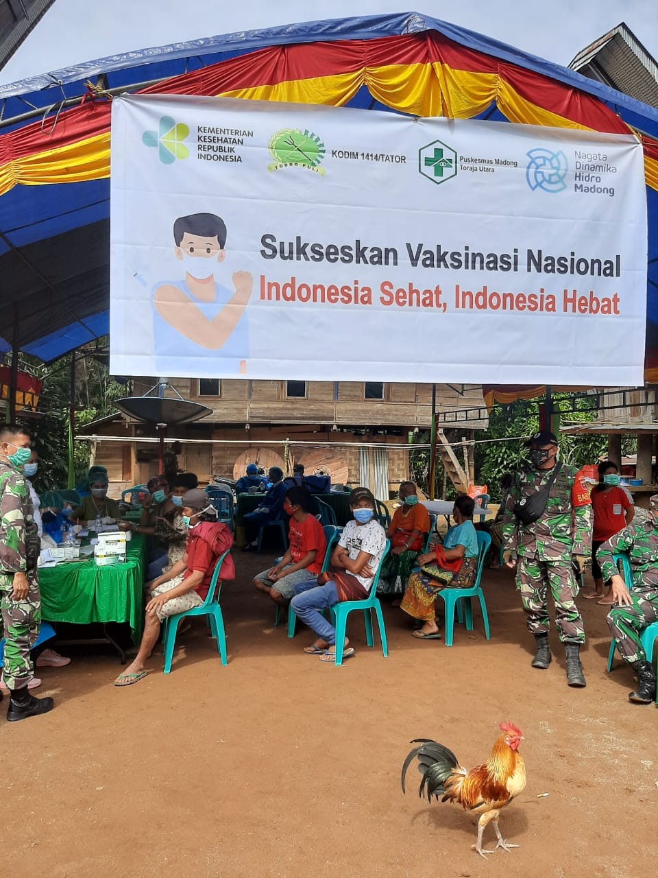 Dukung Herd Immunity, Nagata Dinamika (NDHM) Gelar Vaksinasi Masal di Toraja Utara (FOTO:Dok Ist)