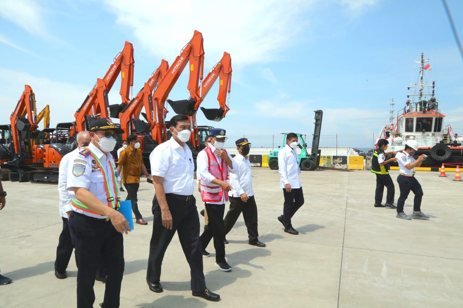 Luhut Tinjau Pelabuhan Patimban yang Diperebutkan China, Jepang hingga Korsel (FOTO: MNC Media)