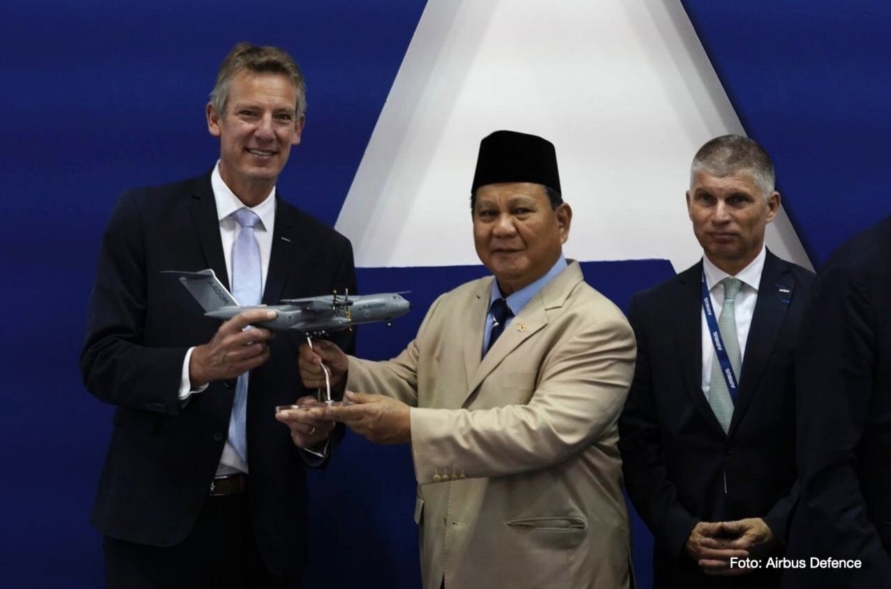 Hadiri Dubai Airshow, Menhan Prabowo Beli Dua Pesawat Airbus A400M (FOTO: Tim Dokumentasi Menhan Prabowo)