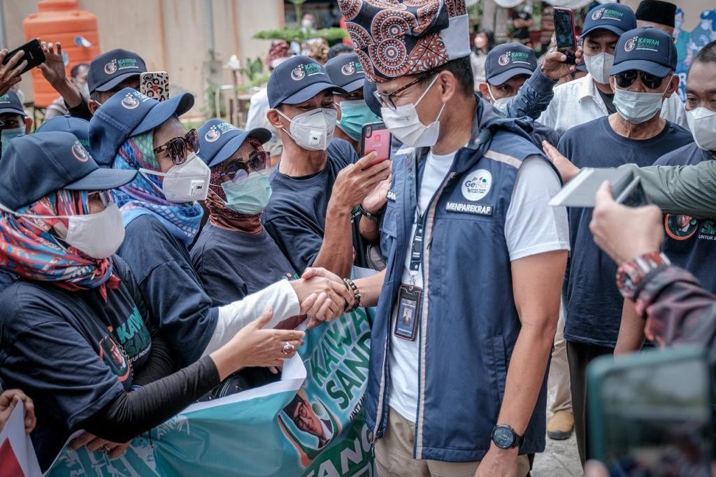 Sandiaga Uno: Sukseskan Vaksinasi Demi Pulihnya Parekraf Nasional (FOTO: MNC Media)