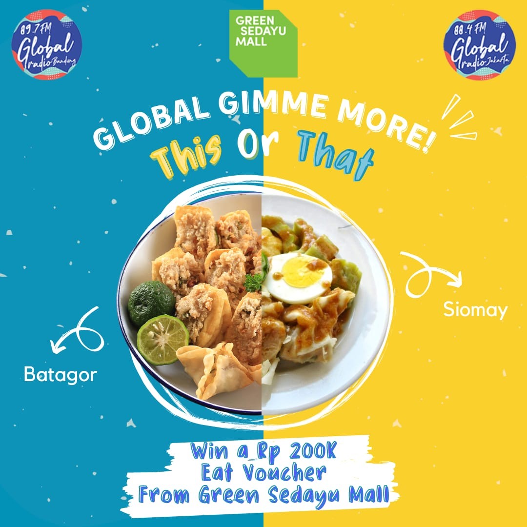 Buruan Ikut Kuis di IG Global Radio, Ada Voucher Makan di Green Sedayu Mall Lho. (Foto: MNC Media)