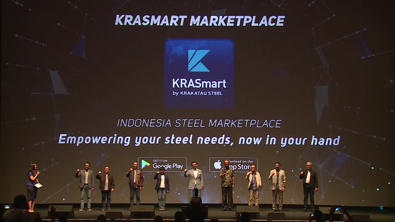 Perluas Cakupan Penjualan, Krakatau Steel Luncurkan eCommerce KRASmart. (Foto: MNC Media)