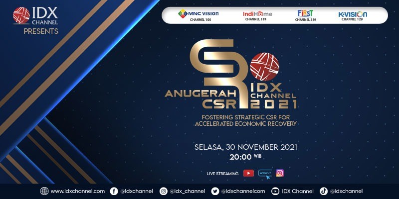 Anugerah CSR IDX Channel 2021 Hadirkan Apresiasi Bagi Perusahaan Terbaik. (Foto: IDX Channel)