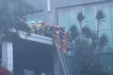 Kantor Pusat Pegadaian di Jakarta Dilalap Si Jago Merah, Tak Ada Korban Jiwa (Foto: MNC Media)