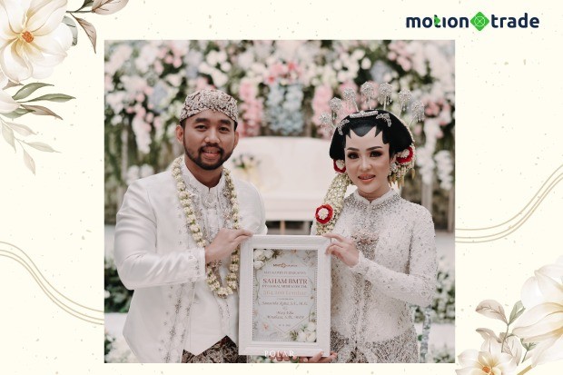 Nasabah MNC Sekuritas Ini Menikah Pakai Mahar 3.642 Lot Saham BMTR (FOTO: MNC Media)