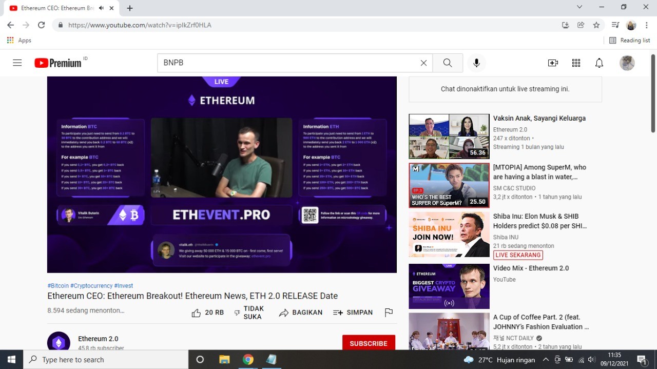Gawat, YouTube BNPB Dibobol Hacker, Ganti Siarkan Live Kripto  (Dok.MNC Media)