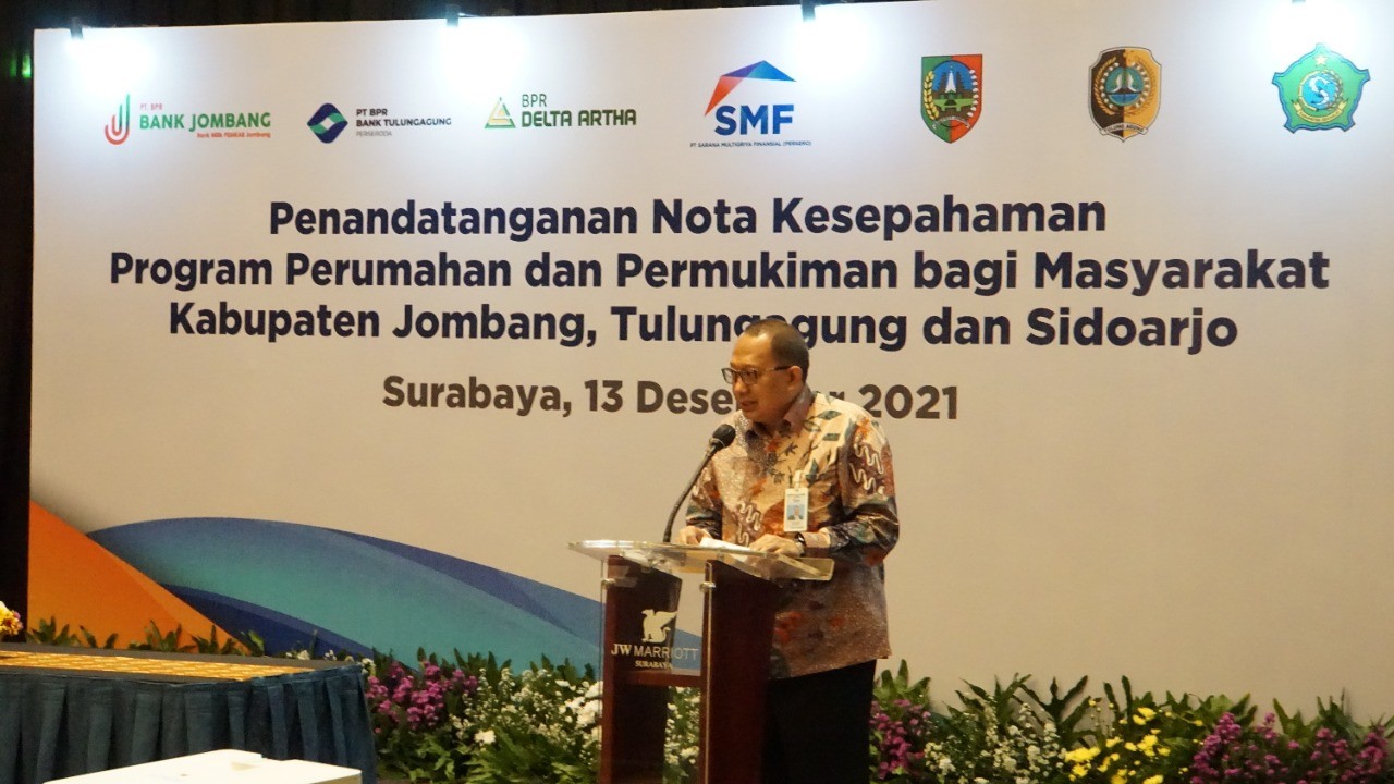 SMF Gandeng Pemda Jatim Dorong Pemilikan Rumah Layak Bagi Masyarakat Berpenghasilan Rendah (FOTO:Dok SMF)