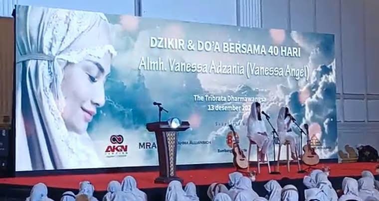 Acara 40 Harian Vanessa Angel Habiskan Dana Lebih dari Rp200 Juta (FOTO:MNC Media)