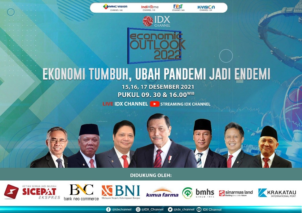 IDX Channel Economic Outlook Festival, Bentuk Optimisme Ekonomi RI Bangkit di 2022