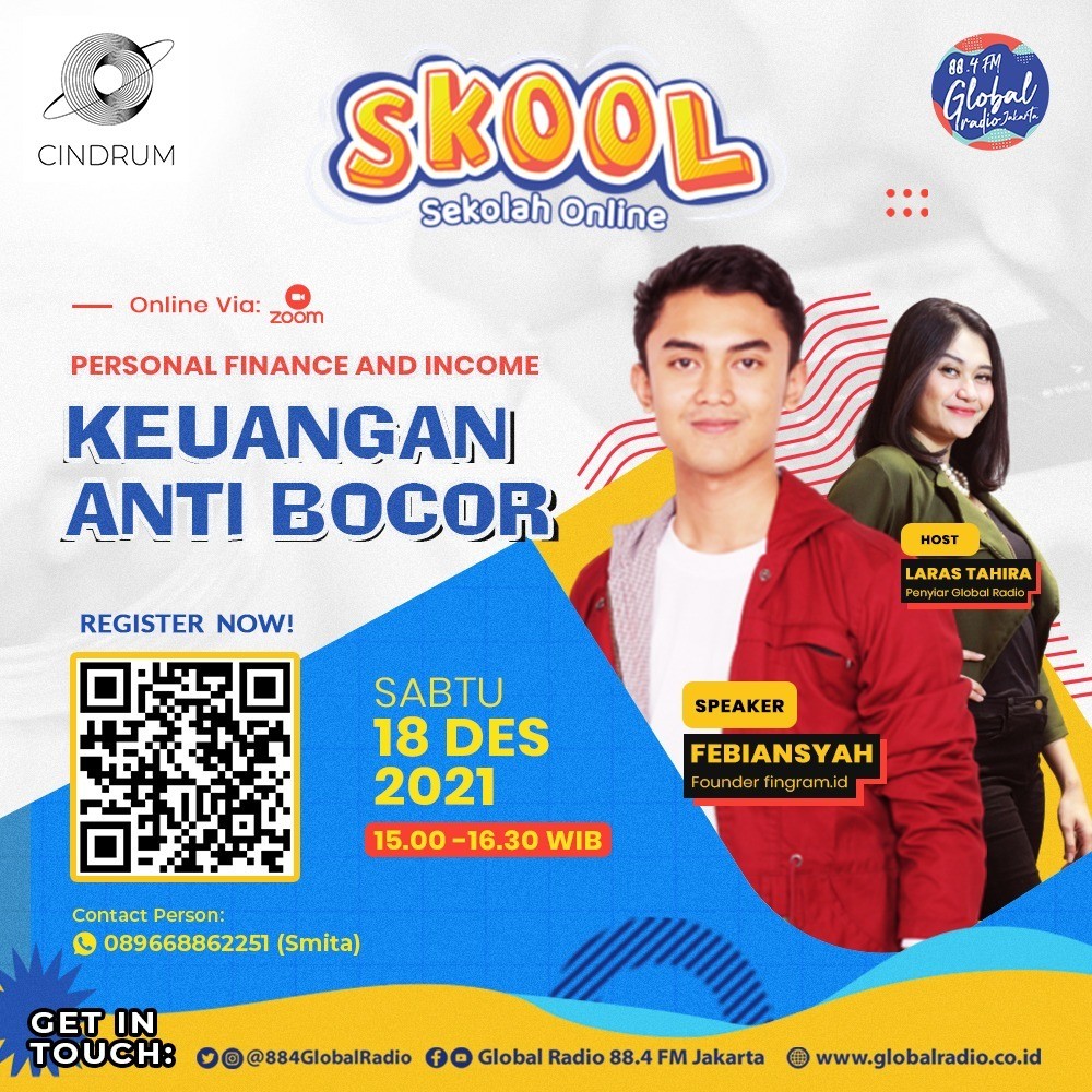 SKOOL (Sekolah Online) adalah salah satu program webinar andalan yang dimiliki oleh Global Radio Jakarta.  (Foto: MNC Media)