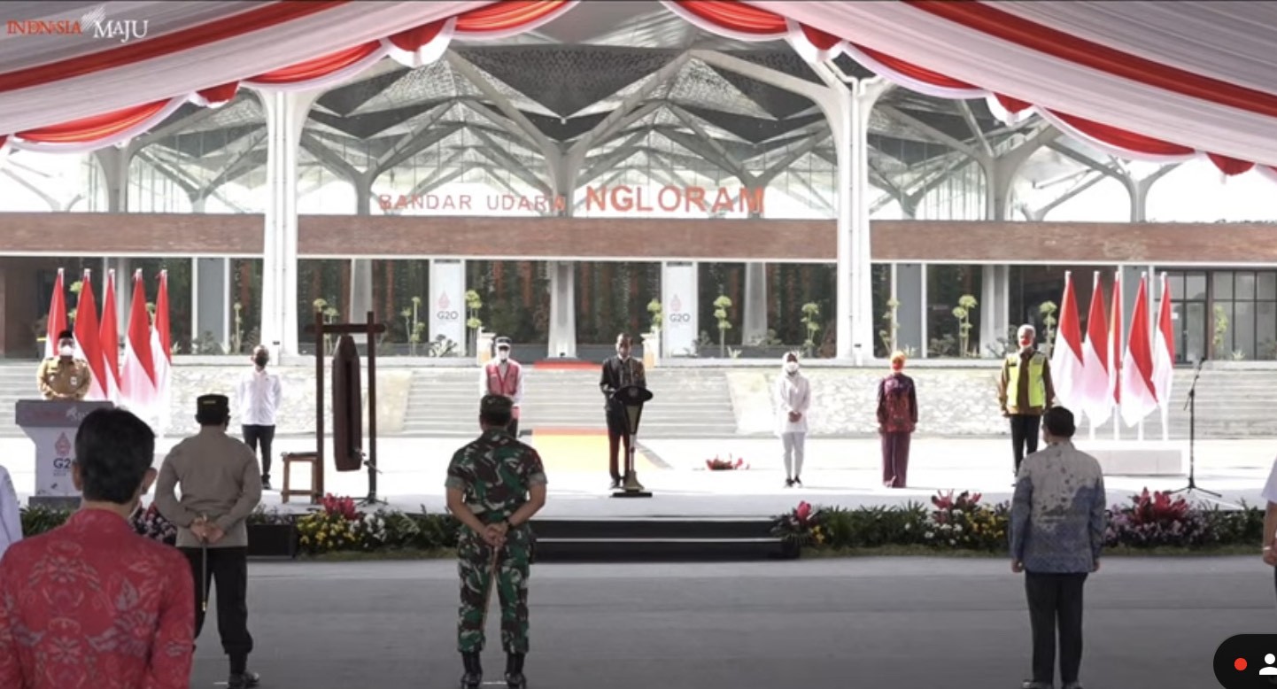 Bandara Ngloram Diresmikan, Jokowi Harap Makin Banyak Investasi Masuk (Dok.MNC Media)