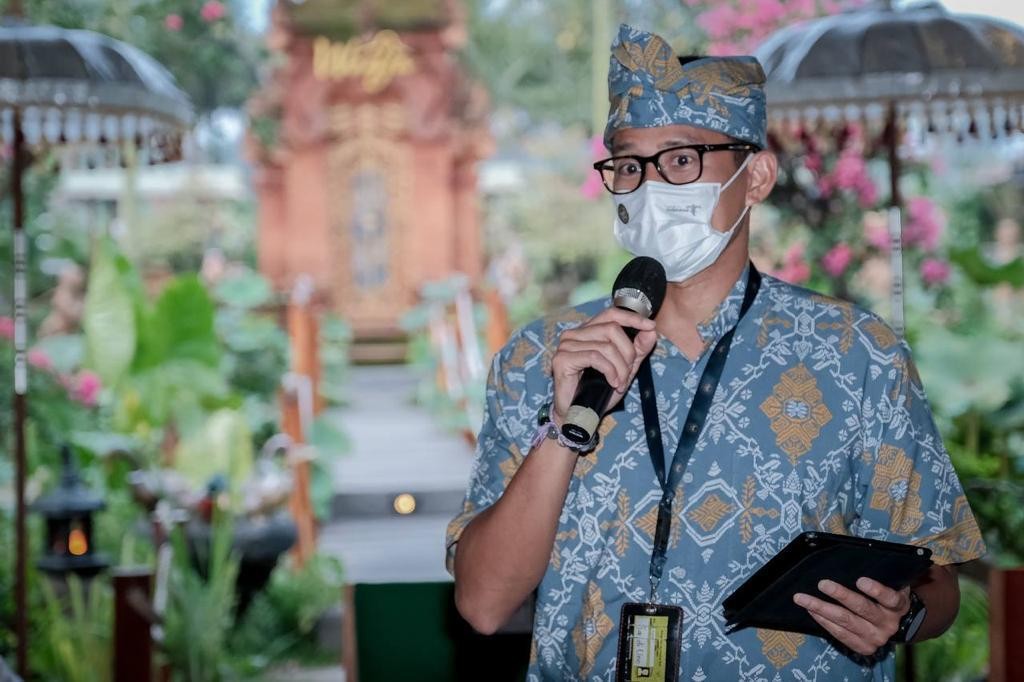Sandiaga Uno Tinjau Penyelenggaraan Ajang Piala Presiden Esports 2021 di Bali