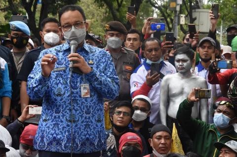 Naikkan UMP 2022 5,1 Persen, Anies Resmi Digugat Apindo ke PTUN(Dok.MNC Media)