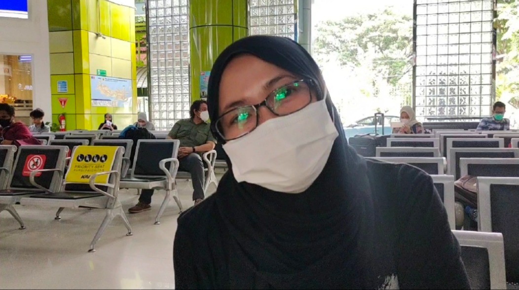 Pulang dari Hong Kong, TKI Tulungagung Ini Kaget Lihat Stasiun Gambir  (FOTO: MNC Media)
