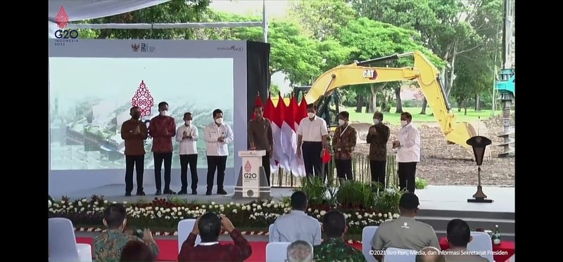 Groundbreaking Bali Internasional Hospital, Jokowi: Jadi Destinasi Wisata Kesehatan(Dok.tangkapan layar)