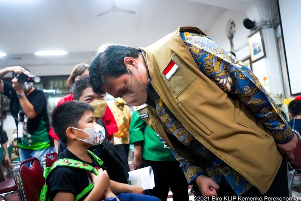 Total sebanyak 2.324.644 dosis telah disuntikan kepada anak usia 6-11 tahun. (Foto: MNC Media)
