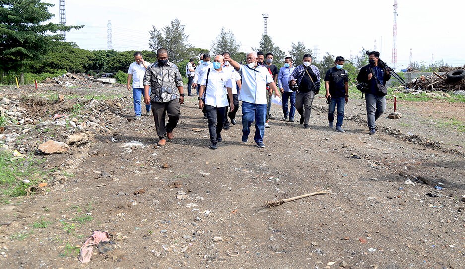 Lokasi Sirkuit Formula E di Ancol Saat Dikunjungi Anggota DPR DKI Jakarta (FOTO: Dok MNC Media)